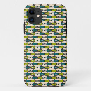 Groene Teal Zwarte Crème Tribal iPhone 5/5s Hoesje