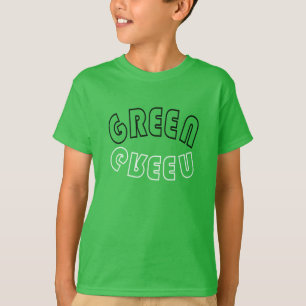 Groene Team Cheer stand, toonaangevend plein - spo T-shirt