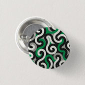 Groene Team Ronde Button 3,2 Cm (Voorkant /achterkant)