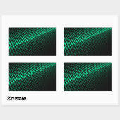 Groene Tegels Rechthoekige Sticker (Vel)