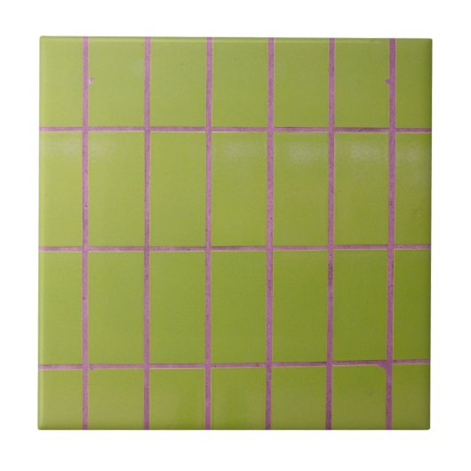 Groene tegelstructuur tegeltje (Voorkant)
