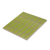 Groene tegelstructuur tegeltje (Zijkant)
