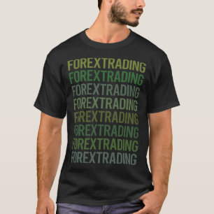 Groene tekst Forex Trading Trader T-shirt