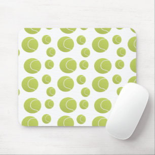 Groene tennisballen patroon muismat
