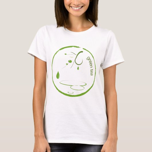 Groene thee 1 t-shirt (Voorkant)