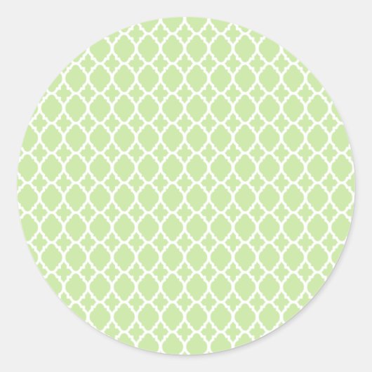 Groene thee Marokkaanse Tegel Stickers (Voorkant)