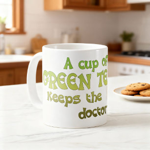 Groene Theemok - Leuke Cadeaubon voor Groene Theel Koffiemok