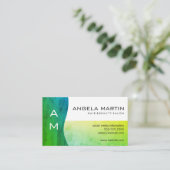 Groene tijdverdorvenheid visitekaartje (Staand voorkant)