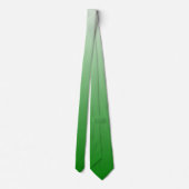 Groene Tint Gradient Mannen Stropdas (Achterkant)