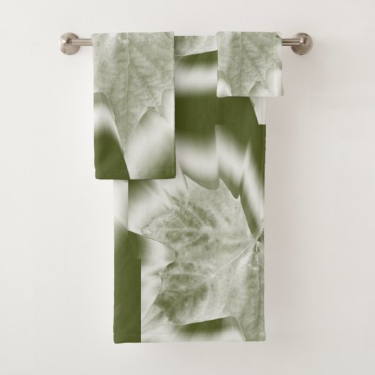 groene tinten bad handdoek (Insitu)