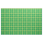 Groene tinten geruite geometrisch patroon stof (Yard (91,4 cm))