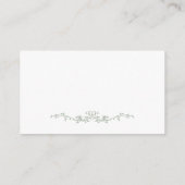 Groene Toile Enclosure Kaart Aangepaste Insert Flo (Achterkant)