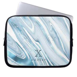Groene Tosca Marmer Laptop Sleeve