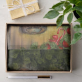 groene tractor Barn Kerstmis Tissuepapier (Geschenk)