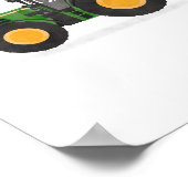 Groene Tractor Kinderkamer Decoratie (Hoek)