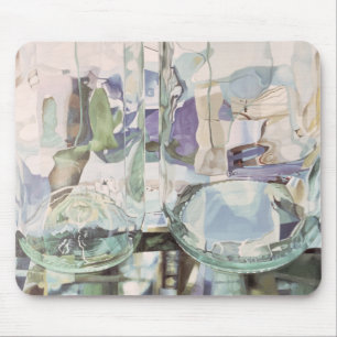 Groene transparantie muismat