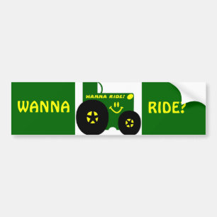 GROENE TREKKER BUMPERSTICKER