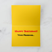 groene trekker van het kind kaart (Binnen)