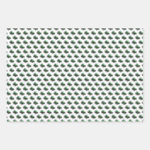 Groene trekkers inpakpapier vel (Voorkant)