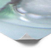 Groene trillingen afdrukken poster (Hoek)