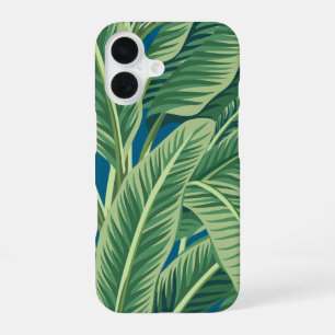 Groene tropische bananenbladeren iPhone 16 hoesje