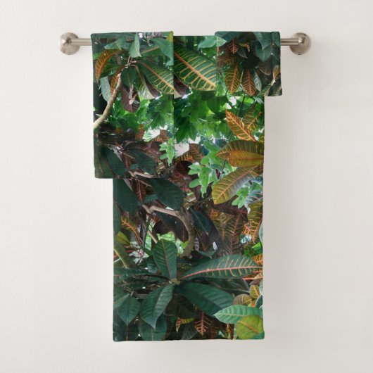 Groene tropische Oerwouden badhanddoek set Bad Handdoek (Insitu)