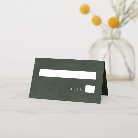 Groene trouw elegantere typografie klasse (Voorkant)