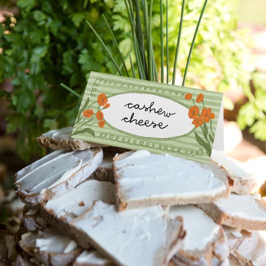 Groene Tuin Charmerend Whimsical Handgetekende Sin