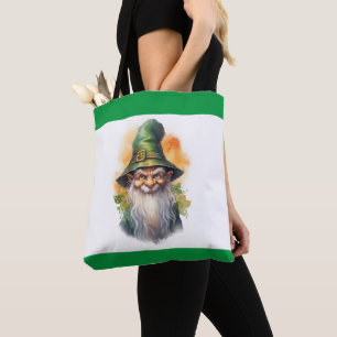 Groene Tuin Gnome 3 Draagtas