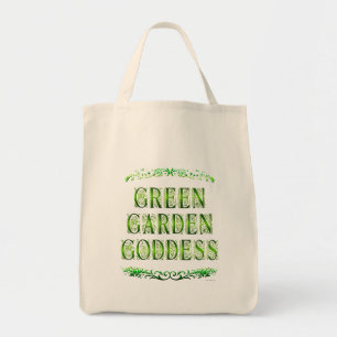 Groene Tuin Godin Gezegde Canvas tas