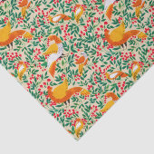 Groene  tuinvogels tissuepapier (Detail)