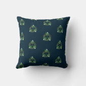 groene tulp kussen (Achterkant)