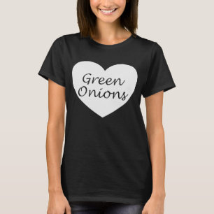 Groene Ui Harten Kleding Unieke Uien T-shirt