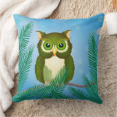 Groene Uil Kussen (Deken)
