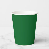 Groene upsherin cups papieren bekers (Achterkant)