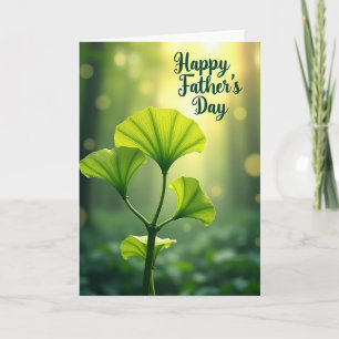 Groene vadersdag bladeren kaart