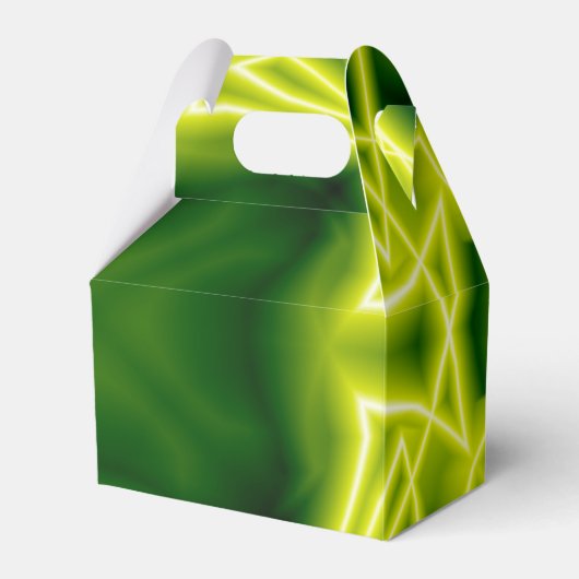 Groene vakken bedankdoosjes (Voorkant Zijde)