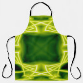 Groene vakken schort (Voorkant)