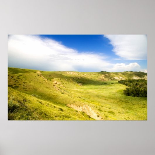Groene vallei poster (Voorkant)