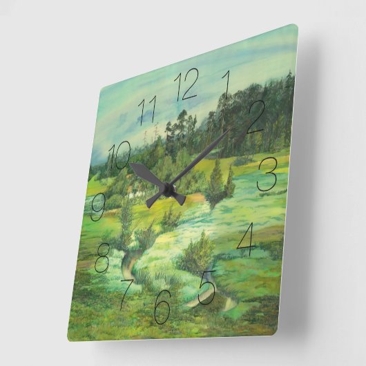 groene vallei vierkante klok (Hoek)