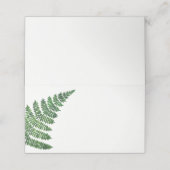 Groene varen bruiloft. Waterverf bos botanisch (Buitenkant ongevouwen)