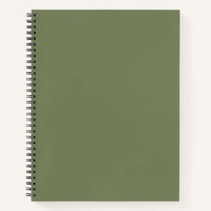 Groene, vaste kleur notitieboek