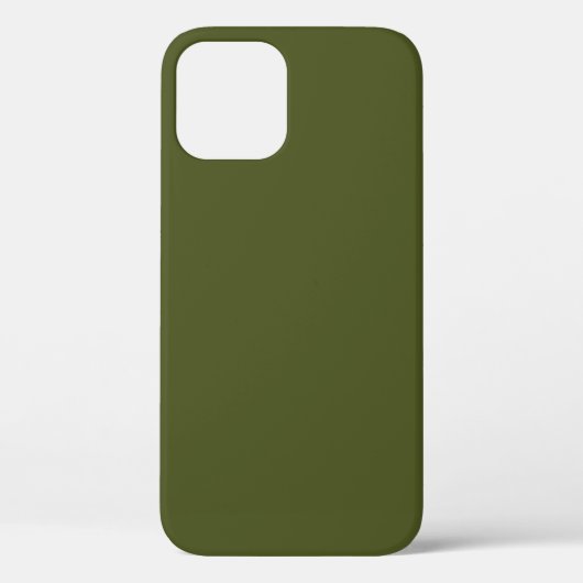 Groene, vaste kleur voor het leger Case-Mate iPhone case (Achterkant)