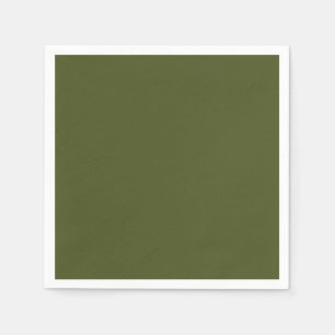 Groene, vaste kleur voor het leger servet