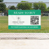 Groene Vastgoed QR-code Open Huis Banner (Insitu)