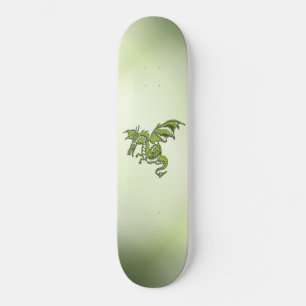 Groene vechtende draak skateboard