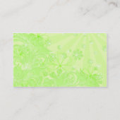 Groene veer_kaart visitekaartje (Achterkant)