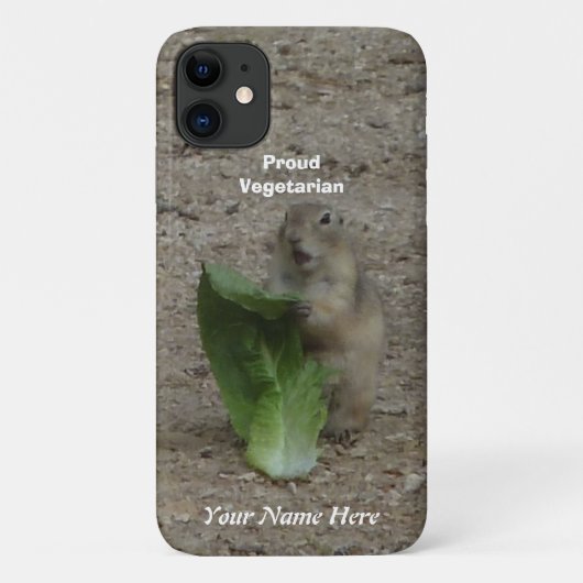 Groene vegetariër - Ground Squirrel Case-Mate iPhone Case (Achterkant)