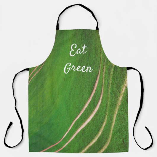 Groene velden schort (Voorkant)