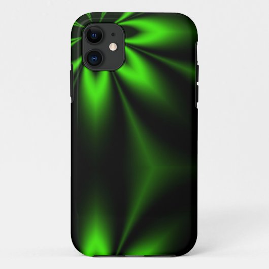 Groene ventilatorbrons fractal Case-Mate iPhone case (Achterkant)